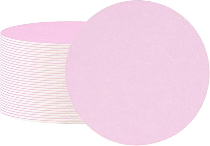 Restaurantware Paper Coasters 1000 Pack of 3.5 Inch Disposable Beverage Coasters Absorbent for Hot and Cold Drinks Pink Coffee Cup Essentials for Table Decor, Kitchen, Home Patio or Living Room