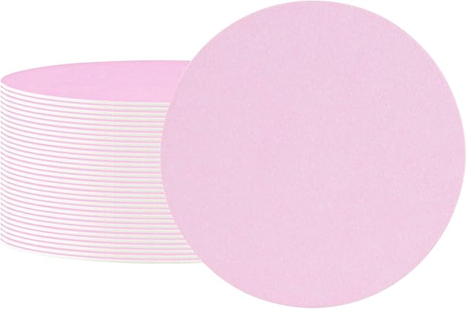 Restaurantware Paper Coasters 1000 Pack of 4 Inch Disposable Beverage Coasters Absorbent for Hot and Cold Drinks Pink Coffee Cup Essentials for Table Decor, Kitchen, Home Patio or Living Room