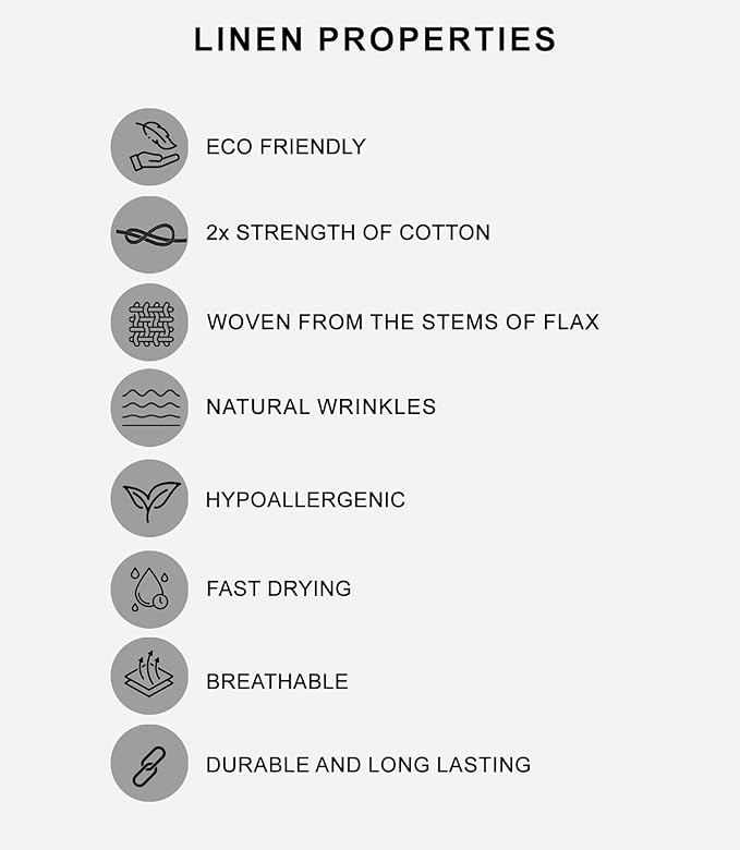 Ruvanti Premium Linen Napkins Set of 4-20x20 Inch, Classic Hemstitch, Mitered Corner Cloth Napkins‎‎ - Soft, Elegant Dinner Napkins Cloth Washable for Weddings, Parties, Everyday Use - Black