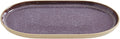 Portmeirion Minerals Oval Dish (12"x 6.4") - Stoneware Tableware with Unique Amethyst Glaze - Contemporary Dining & Essential Scandinavian Entertaining, Durable Ceramic Server for Meals & Gatherings