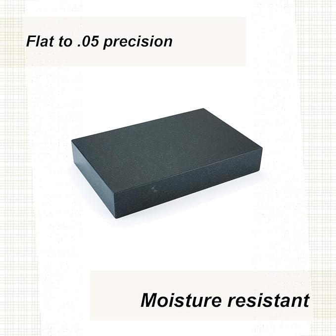 Woodriver Granite Surface Plate 12" X 18" X 3" A Grade