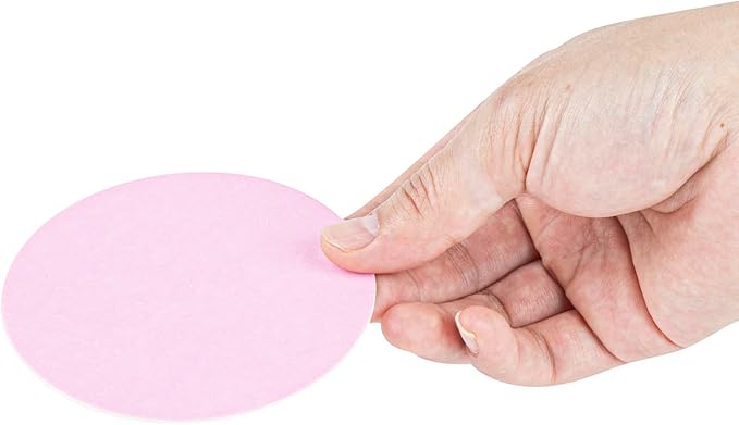 Restaurantware Paper Coasters 1000 Pack of 3.5 Inch Disposable Beverage Coasters Absorbent for Hot and Cold Drinks Pink Coffee Cup Essentials for Table Decor, Kitchen, Home Patio or Living Room