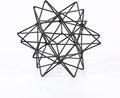 Metal Table Top Decor, 3D Metal Geometric Sculpture, Abstract Sculpture for Home Decor, Table Decorations for Home, Decorative Sphere Art Decor for Living Room, Office, Bedroom