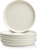 Sweese Porcelain Dessert Plates 7.4 Inch Set of 6 - Dove Gray Salad Plates, Dishwasher Microwave Safe, Smooth Glaze