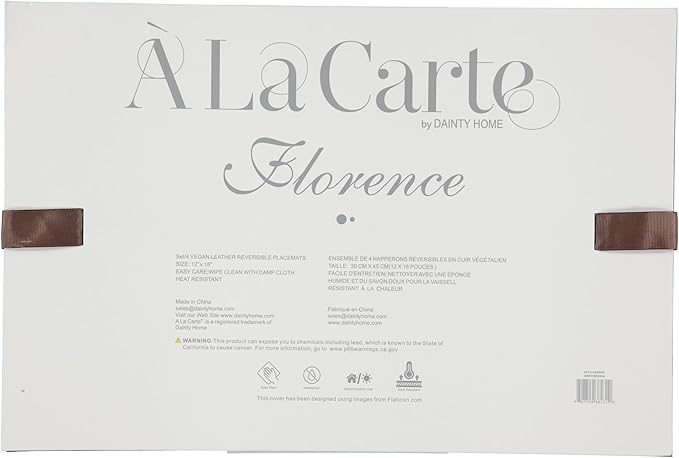 Placemats Set of 4 12" x 18" Heat-Resistant Table Mats for Dining Table Set for 4 Kitchen & Dining Room Decor Farmhouse, Boho, & Modern Style Easy to Clean, Durable & Stylish Table Decor