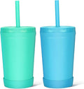 Homestockplus 10 Oz Wheat Straw Reusable Cups with Lids & Silicone Straws | Anti-slip Kids & Family Safe Drinking Cup for Milk, Juice, Smoothies | Dishwasher Microwave Safe -Easy Clean For Daily use