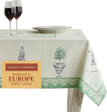 Maison d' Hermine Table Cloth Square Table 100% Cotton 54 x 54 Inches Tablecloth Reusable Decorative for Dining Room Farmhouse Home Valentines Day Decorations Spring Summer - Jardin Du Roy
