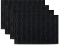 Placemats Set of 4 12" x 18" Heat-Resistant Table Mats for Dining Table Set for 4 Kitchen & Dining Room Decor Farmhouse, Boho, & Modern Style Easy to Clean, Durable & Stylish Table Decor