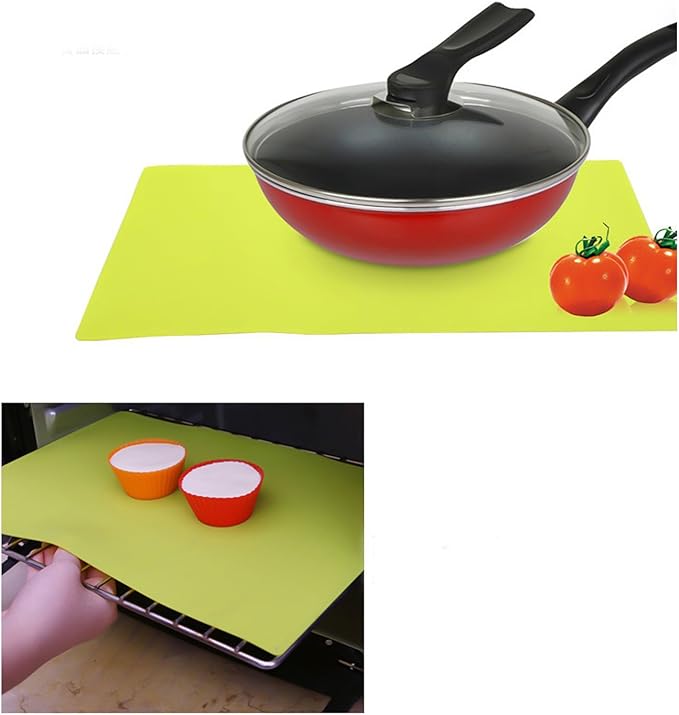 TrendBox Multi Colors Silicone Waterproof Plastic Placemat Table Mat Heat Insulation Washable DurableFor Kitchen Dining Roon - Small Size 1 Set of 5 Pieces