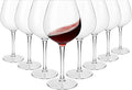 MICHLEY Unbreakable Red Wine Glasses 17 oz, Tritan Plastic Reusable Stemware for Indoor and Outdoor Use, Set of 8