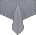 sancua Rectangle Tablecloth - 70 x 120 Inch - Stain and Wrinkle Resistant Washable Polyester Table Cloth, Decorative Fabric Table Cover for Dining Tables, Buffet Parties and Camping, Light Grey