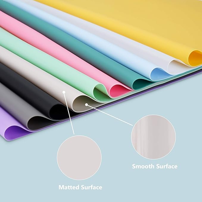 Gartful Silicone Mats for Kitchen Counter, Large Silicone Countertop Protector 25" by 17", Nonskid Heat Resistant Desk Saver Pad, Multipurpose Mat, Placemat, White