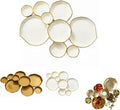 Cluster Serving Tray for Charcuterie – 9 Piece Decorative Bowls Set for Entertaining, Elegant Appetizer Platter with Connected Snack Bowls, Modern Luxury Centerpiece (White)