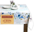 Maison d' Hermine Table Cloth Rectangle Table 100% Cotton 60 x 108 Inches Tablecloth Reusable Decorative for Dining Room Farmhouse Home Valentines Day Decorations Spring Summer - Lazy Summer Days