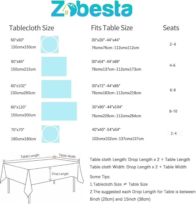 Zobesta Linen Green Table Cloth Square 60 x 60 Inch, Cotton Green Linen Square Tablecloth Plaid Heavy Weight Washable Farmhouse Soft Boho Tablecloth for Outdoor, Party, Holiday, Picnic, Dining