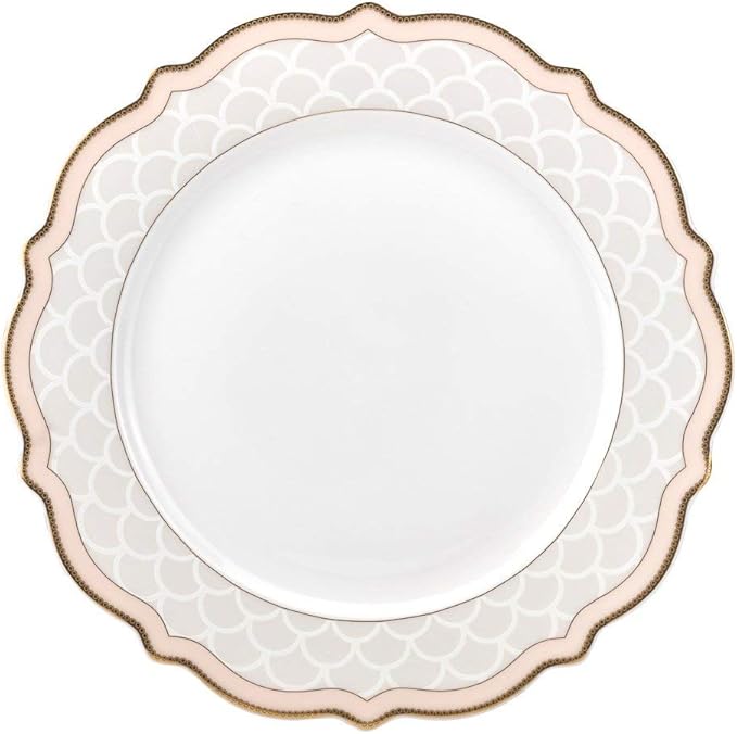 Euro Porcelain 57-pc Banquet Dinnerware Set, Luxury Bone China Tableware, Service for 8 (6664G) 6664-20