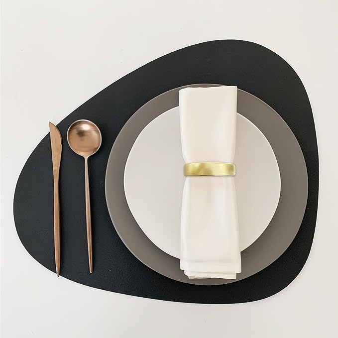 Cuff Brushed Gold Napkin Rings Set of 30, Modernist Napkin Ring Holder for Wedding, Banquet, Metallic Adornment for Table Settings, Glossy Serviette Buckles Decor