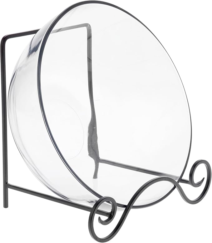 Bard's Wrought Iron Bowl or Deep Platter Stand, 9.375" H x 10.25" W x 7.625" D (For 12" - 16" Bowls or Deep Platters), Pack of 10