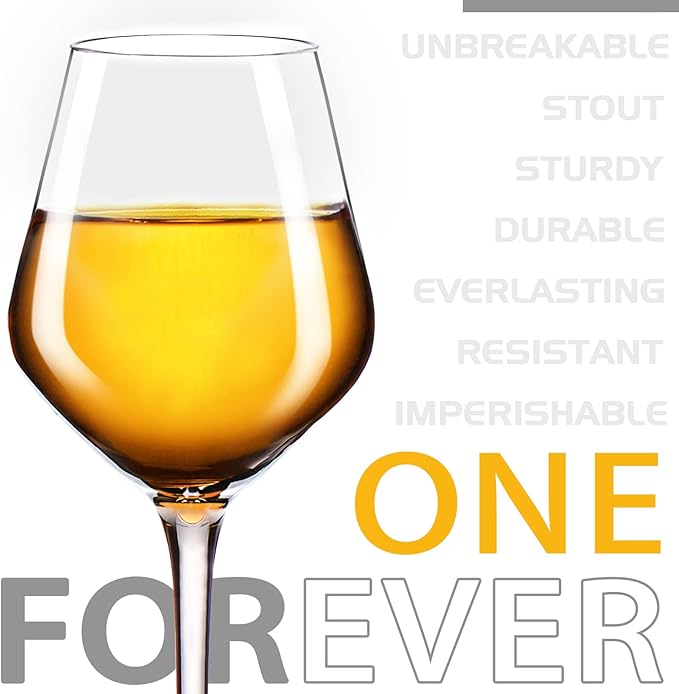 Plastic Wine Glasses Set of 2(15oz) |Unbreakable Wine Glasses with Stem|100% Tritan & BPA Free |Dishwasher Safe| Awesome For Pool, Beach, Travel, Pool, Camping, Beach, Picnic, Everyday Use.