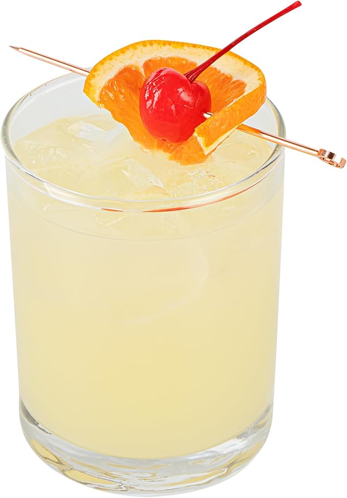 Restaurantware-Vetri 11 Ounce Old Fashioned Glasses, 6 Dishwashable Whiskey Glasses - No-Lead, Thick Bottom, Clear Glass Tumblers For Scotch, Durable, For Drinking Liquor, Bourbon, Or Cognac