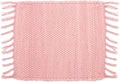 PILLOWPIA Handcrafted Chindi Rag Rug Hot Pad – 100% Cotton, Handwoven, Colorful & Eco-Friendly | Boho Kitchen Accessory for Table, Counter, or Serving Use - Peony
