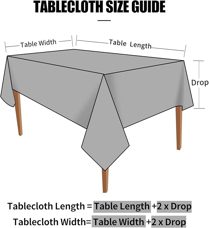 Smiry Rectangle Table Cloth, Waterproof Heavy Duty Vinyl Tablecloths, Wipeable Washable Table Cover for Kitchen and Dining Room (Coffee, 54" X 78")