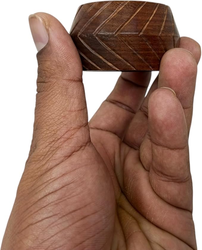 Wooden Napkin Rings Handcrafted Natural Wood Napkin Rings Decorations Christmas Ornaments Best for for Table Décor, Dinner Party, Wedding Party, Dining Parties, Table Decoration (6)