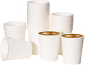 RACETOP 1000 pack 8 oz Paper Coffee Cups Disposable, Hot Coffee Cups 8oz, Office Coffee Cup (8 oz 1000 pack) (white, 1000)