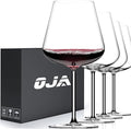 OJA Red Wine Glasses Set of 4,Large Wine Glasses 27 oz, Hand Blown Crystal Clearer, Light for Wine Tasting, Perfect Gifts, Valentine's Day, Anniversary, Birthday