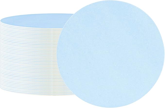 Restaurantware Paper Coasters 1000 Pack of 4 Inch Disposable Beverage Coasters Absorbent for Hot and Cold Drinks Blue Coffee Cup Essentials for Table Decor, Kitchen, Home Patio or Living Room