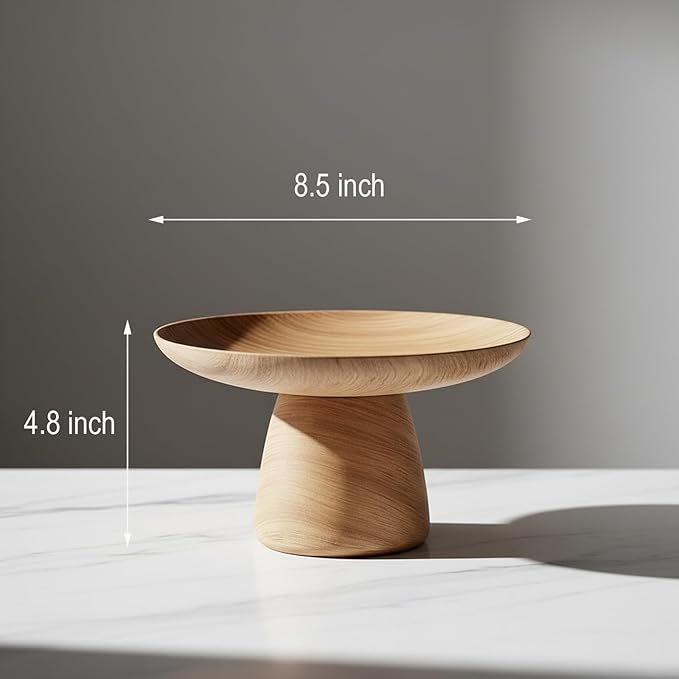 Braxio Decorative Bowl Coffee Table Decor - Catch All Trays for Entryway Table Centerpiece Decorative Fruit Bowl Living Room Housewarming Gifts 8.5 x 8.5 x 4.8 Inch