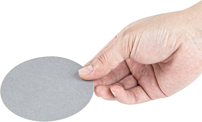 Restaurantware Paper Coasters 100 Pack of 3.5 Inch Disposable Beverage Coasters Absorbent for Hot and Cold Drinks Gray Coffee Cup Essentials for Table Decor, Kitchen, Home Patio or Living Room