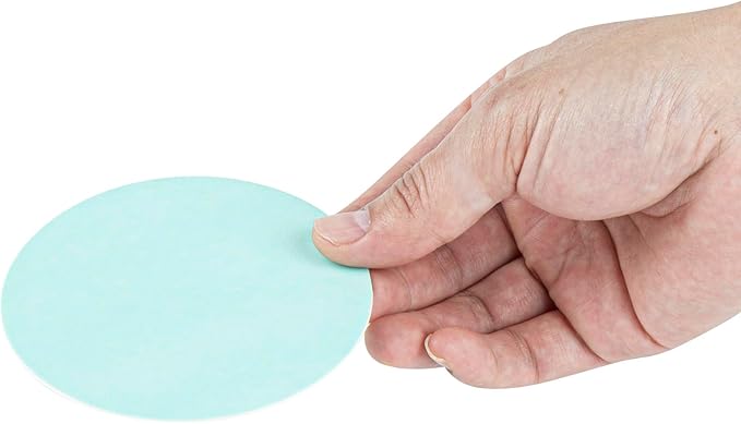 Restaurantware Paper Coasters 1000 Pack of 3.5 Inch Disposable Beverage Coasters Absorbent for Hot and Cold Drinks Turquoise Coffee Cup Essentials for Table Decor, Kitchen, Home or Living Room