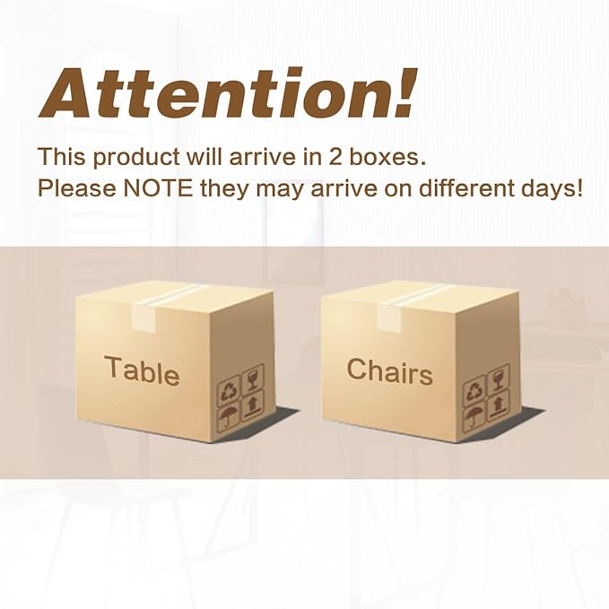 Dining Table Set for 4, Modern 55'' Wood Dinette Table Set for 4 with Fabric Dining Chairs,Table and Chairs Set of 4,Ideal for Kitchen Dining Room