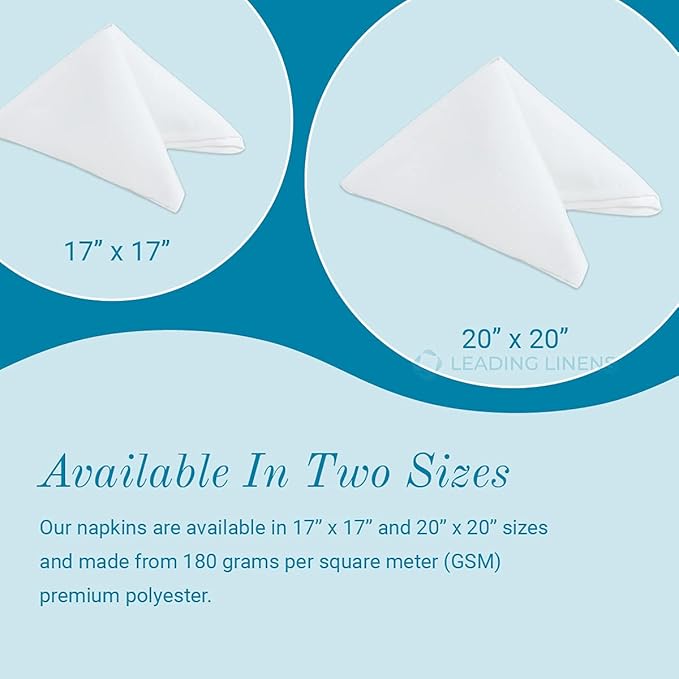 Polyester Cloth Napkins - Washable Soft Table Linens - Durable & Elegant for Dining, Restaurants, Weddings, Events, Rentals, Banquets, & Parties - Premium Quality Set of 250, Hunter Green, 20"x20"