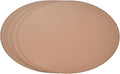 Nikalaz Oval Placemats Set (Pack of 4) Recycled Leather Table Mats 18 x 13 inches (45.7 x 33 centimetres), Kitchen Dining Table Decor by Nikalaz (Camel Light)