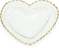 Annieglass 8" Sweetheart Bowl with 24k Gold, Timeless Glass Tableware for all Occasions, Made in the USA