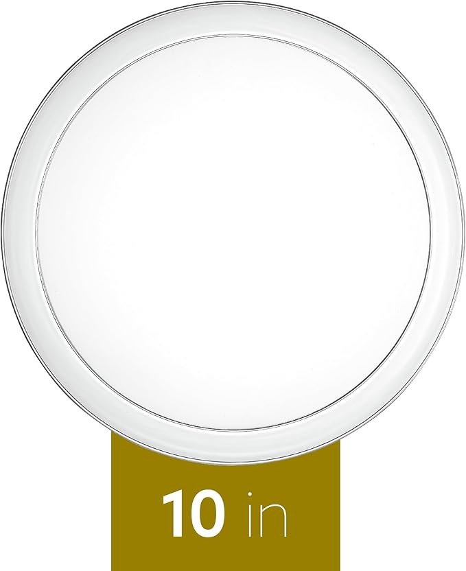 PLASTICPRO Plastic Party Plates Edge Collection Premium heavyweight Elegant Disposable Tableware Dishes (Clear, 10.6'' INCH PLATES)
