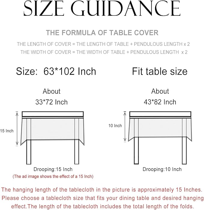 patdrea Designer Vintage French Rectangle Table Cloth,Italian Floral Wrinkle Free Farmhouse Long Tablecloth,Decor Table Cover for Kitchen Dining,Christmas,Tea Party,Thanksgiving,63"x102"-Lysaniya