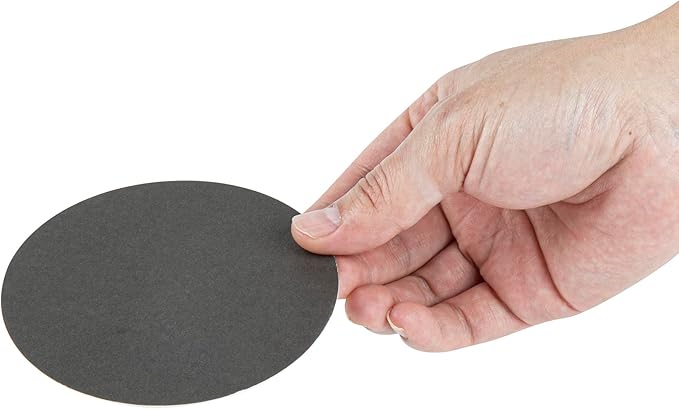 Restaurantware Paper Coasters 100 Pack of 4 Inch Disposable Beverage Coasters Absorbent for Hot and Cold Drinks Black Coffee Cup Essentials for Table Decor, Kitchen, Home Patio or Living Room
