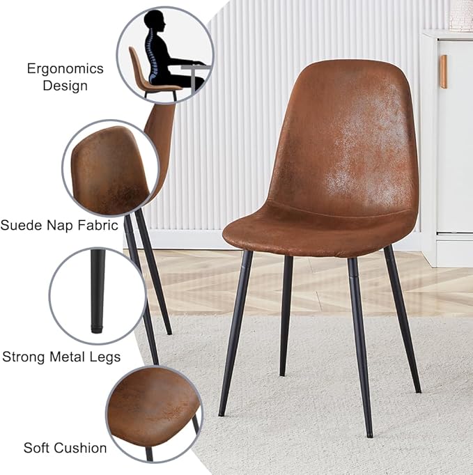 9 Piece Dining Table Set,Modern 71'' Rectangle Wood Kitchen Table and Fabric Dining Chairs Set of 8,Dining Table Set for 8,Ideal for Kitchen Dining Room