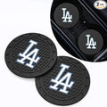 Silicone Dodgers Car Cup Holder Coasters,Baseball Fans Car Coasters for LA Dodgers Fans, Non-Slip Universal Fit Cup Holder Insert
