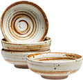 Vikko Small Dipping Bowls, Set of 4 Mini Soy Sauce Dish, 3" Stoneware Dipping Sauce Cups, Pinch Bowls, Decorative Sauce Bowls for Dips, Condiments, Charcuterie Boards Microwave and Dishwasher Safe