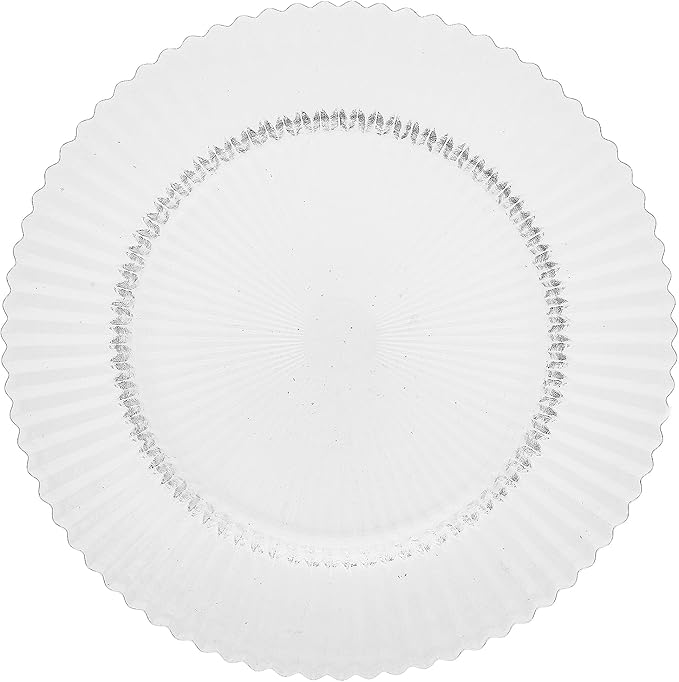 Fortessa Archie Glass 12 Piece Dinnerware Set, Service for 4, Clear