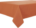 BALCONY & FALCON Rectangle Tablecloth Washable Wrinkle Resistant and Water Proof Table Cloth Decorative Linen Fabric Tablecloths for Dining Parties Kitchen Wedding and Outdoor Use (Cinnamon, 57x118)