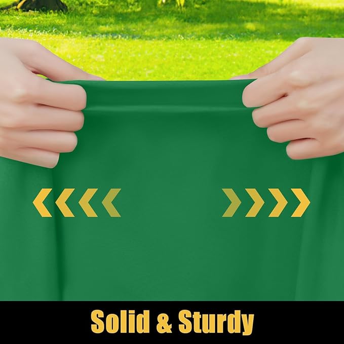 Smiry Rectangle Picnic Table Cloth, Waterproof Elastic Fitted Tablecloths for 8 Foot Tables, Washable Polyester Table Cover for Camping, Indoor and Outdoor (Hunter Green, 30"x96")