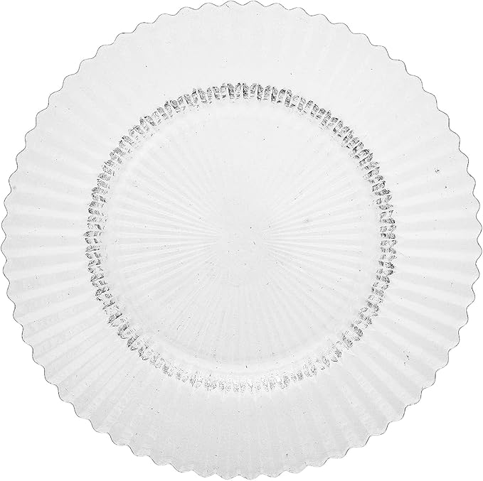 Fortessa Archie Glass 12 Piece Dinnerware Set, Service for 4, Clear