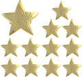 CLEENTABLE 12 Pcs Decorative Metal Napkin Rings Star Napkin Holders for Elegant Table Decor, Parties, Weddings, Holidays, Everyday Dining - Metallic Adornment for Table Settings (Gold)