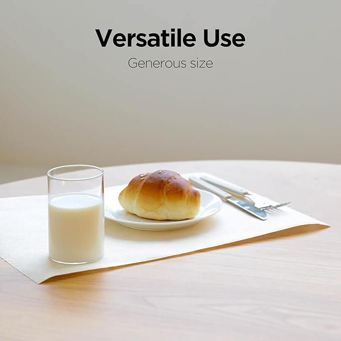 Meekly Daily Dish Cloth Cleaning Scrubber Sheet, Multi-Purpose Reusable Disposable Tear-Off Roll, Durable Washable Fast Dry Kitchen Towel for Kitchen Home Cleaning Use (30 Sheets) (Light Grey)
