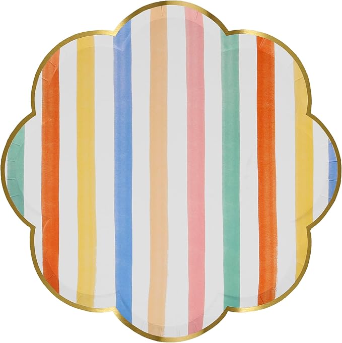 Meri Meri Colorful Pattern Side Plates (Pack of 8)